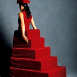 Red Stair / 2003, sculpture, performance, fashion